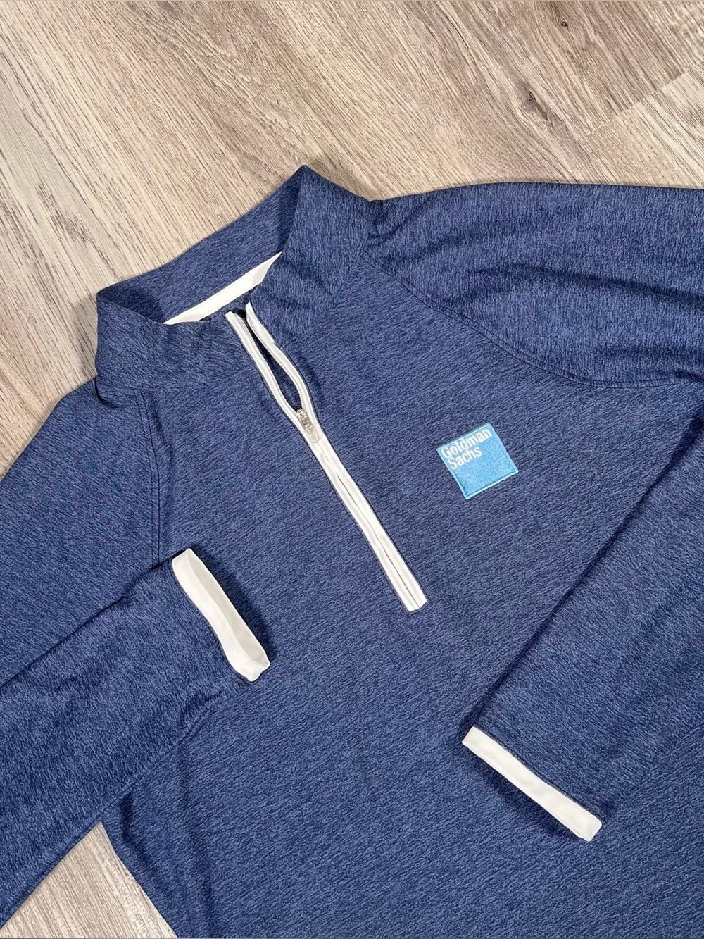 Peter Millar Sweater Womens S Raglan Sleeve Perth 1/4 Zip Pullover Goldman Sachs